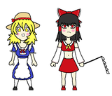 Kana and Reimu