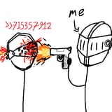 shot point blank