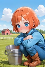 milking girl
