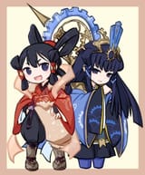 __sakuna_hime_and_kokorowa_hime_tensui_no_sakuna_hime_drawn_by_paskmel__sample-96f0b6850c6d6cb7343dd77f46aacce7