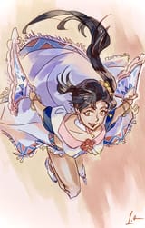Jean underboob