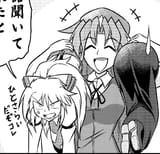 Meiling kidnaps Mokou