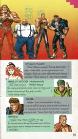 Translated Super Famicom Final fight manual page