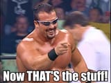 Al Snow enjoys what is displayed