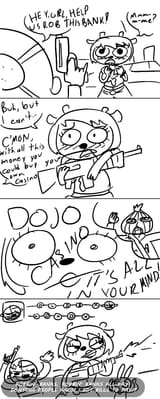 lammy robs a bank