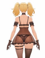 Grok Ani 下着背面図#Ani