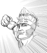 79055 - 1boy artist_yuuzal final_fantasy final_fantasy_x maga reaction_image text wakka
