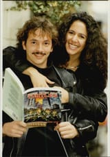 April O’Neil’s namesake April Fisher with her then husband Kevin Eastman