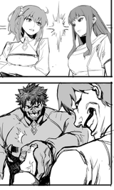 __fujimaru_ritsuka_fujimaru_ritsuka_kishinami_hakuno_and_kishinami_hakuno_fate_and_1_more_drawn_by_wtlong_han__82b386cc2016495aa1871406f742da9c