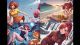 penny ai (seasons collage)