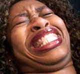 laughing negress