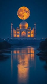 moonlit-taj-mahal-stockcake
