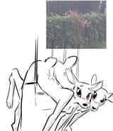 deer stuck in fence