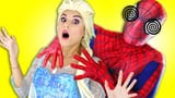 spiderman x elsa
