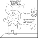 kuromi enters rough