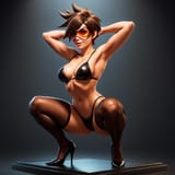 20250715_1714_Tracer in Leather Outfit_remix_01k07aa8bwev0bm7k60n2p6bkz