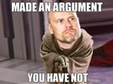 not an argument