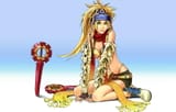 HD-wallpaper-rikku-games-female-short-skirt-green-eyes-video-games-blonde-hair-final-fantasy-x-final-fantasy-10-final-fantasy-x-2-final-fantasy-series-blue-background-headband-ff10-weapon