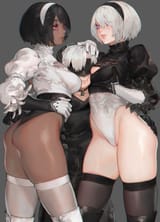 __2b_9s_and_2p_nier_and_3_more_drawn_by_aoin__65b148be771936881237276cb58ac438