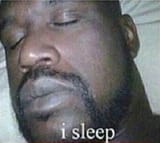 I sleep