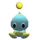 chao laying on side