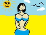 beach girl