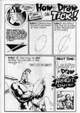 how to draw the tick