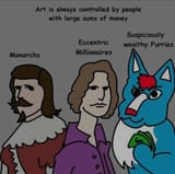 suspiciously wealthy furries
