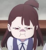 Pouting Akko