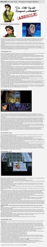 Citan Uzuki Xenogears is a jerk