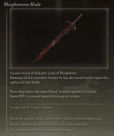 Blasphemous Blade Elden Ring