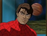 Smiling peter parker