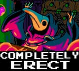 completely erect