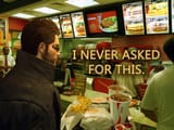 adam buys fast food