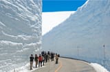 Kurobe-Alpine-Route-snow-wall-hokkaido-tourists