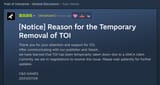 Trials of Innocence DMCA