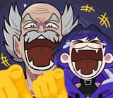 heihachi and reina laughing