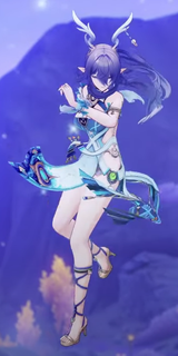 elf deer woman