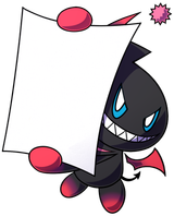 dark chao shows off art