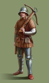 crossbowman with armor