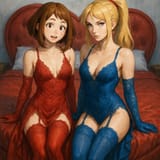 20250718_1411_Ochako and Samus Relax_simple_compose_01k0fnzhvfeteaqtmaz3x5xc5k