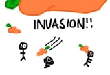 invasion of the orange pleasure fruit!