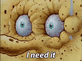 spongebob-sweating
