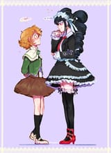 __celestia_ludenberg_and_fujisaki_chihiro_danganronpa_and_1_more_drawn_by_twinklelitchii__18e3cfab266aad4ec0881ec688ea347e