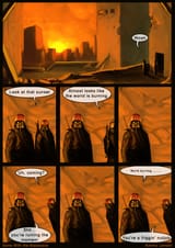 world burning
