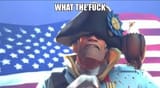 American Flag Soldier