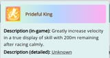Prideful King