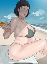 ntrman wife at beach