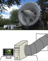 Typical Nvidia cooling setup