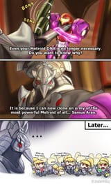 __samus_aran_raven_beak_and_x_parasite_metroid_and_1_more_drawn_by_canadiananiguy__360f911e73dd558c17f42665cc03776d